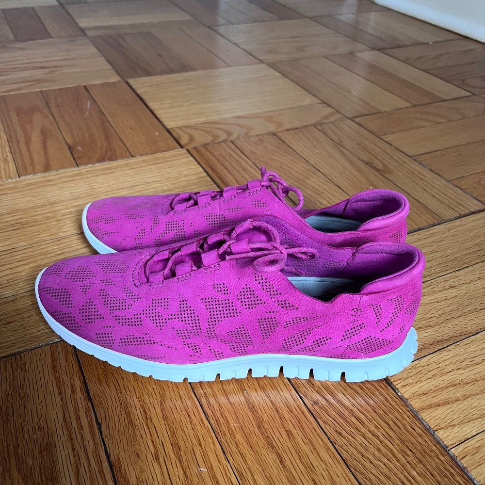 Fuschia Cole Haan Zerogrand Sneakers, Size 6